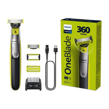 Philips OneBlade 360 [QP2834/20] for Face & Body with 5-in-1 Adjustable Comb, Body Comb & Skin Guard [Trim, Edge, Shave] - 1
