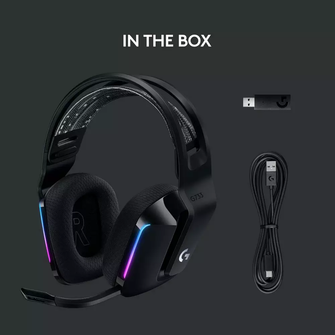 LOGITECH G733 LIGHTSPEED Wireless Gaming Headset [Black] - 6