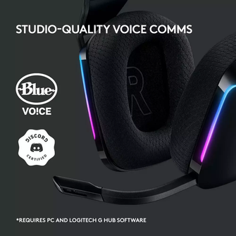 LOGITECH G733 LIGHTSPEED Wireless Gaming Headset [Black] - 7