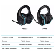 Logitech G935 Wireless PC Gaming Headset [Black] - 9