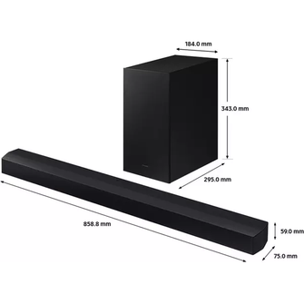 SAMSUNG HW-C450/XU 2.1 Wireless Sound Bar with DTS Virtual: X - 3