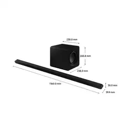 Samsung HWS800B 3.1.2Ch Bluetooth Soundbar With Wireless Sub - 2