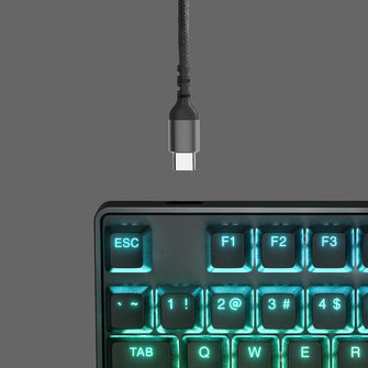 SteelSeries Apex 9 TKL - Mechanical Gaming Keyboard – Optical Switches – 2-Point Actuation – Compact Esports Tenkeyless Form Factor – Hotswappable Switches - English QWERTY Layout - 7