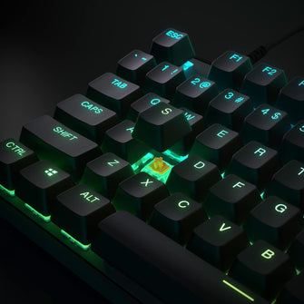 SteelSeries Apex 9 TKL - Mechanical Gaming Keyboard – Optical Switches – 2-Point Actuation – Compact Esports Tenkeyless Form Factor – Hotswappable Switches - English QWERTY Layout - 10