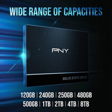 PNY CS900 Internal SSD SATA III, 2.5 Inch, 1TB, Read speed up to 535MB/s - 6