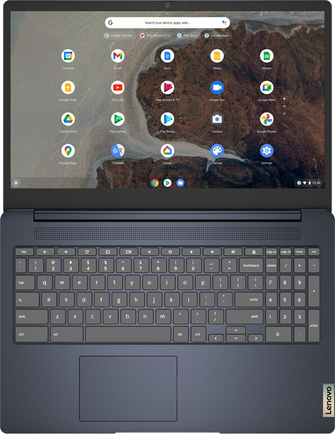 LENOVO IdeaPad Slim 3 15.6" Chromebook - Intel Pentium 128 GB , Blue - 4