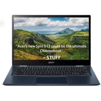 ACER Spin 513 LTE 13.3" 2 in 1 Chromebook - Snapdragon 7c Gen 2, 128 GB eMMC, Blue - 1