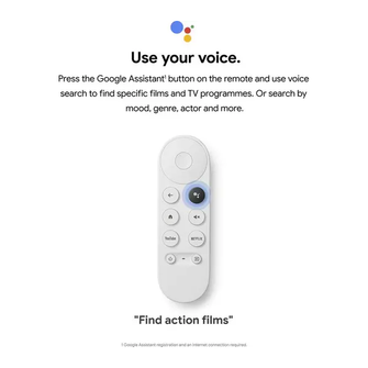 GOOGLE Chromecast 4K HDR with Google TV [Snow] - 8