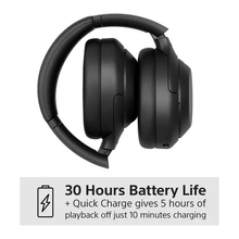 SONY WH-1000XM4 Wireless Bluetooth Noise-Cancelling Headphones [Black] - 3