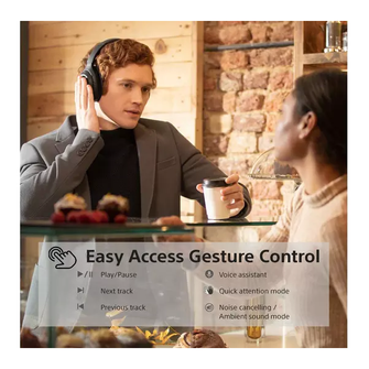 SONY WH-1000XM4 Wireless Bluetooth Noise-Cancelling Headphones [Black] - 6