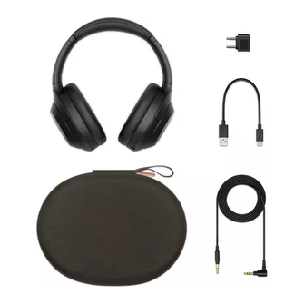 SONY WH-1000XM4 Wireless Bluetooth Noise-Cancelling Headphones [Black] - 9