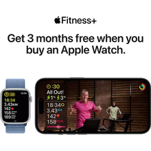 APPLE Watch SE (2023) - 44 mm Midnight Aluminium Case with Midnight Sport Band, M/L - 5