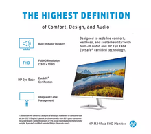 HP M24fwa Full HD 23.8" IPS LCD Monitor [White] - 2