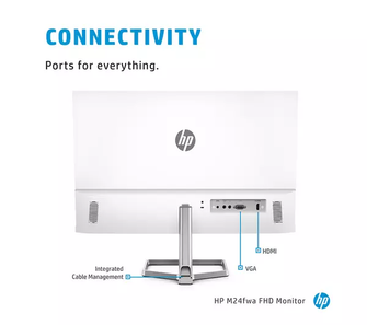 HP M24fwa Full HD 23.8" IPS LCD Monitor [White] - 3