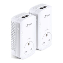 TP-Link TL-PA9020PKIT 2-Port Gigabit Passthrough Powerline Starter Kit, Data Transfer Speed Up to 2000 Mbps, Ideal for HD Video Streaming and Online Gaming, No Configuration Required, UK Plug - 1
