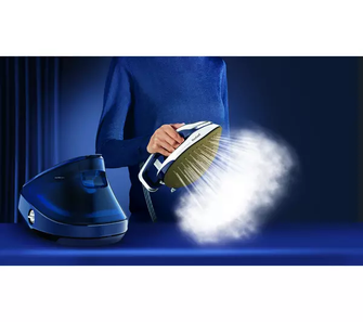 TEFAL Pro Express Vision GV9812 High Pressure Steam Generator Iron - Blue & White - 5
