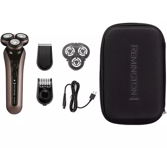 REMINGTON Limitless X9 Wet & Dry Beard Rotary Shaver - Black & Bronze - 4