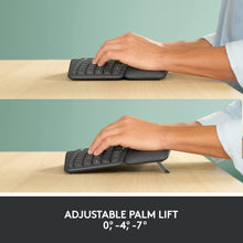 Logitech ERGO K860 Wireless Ergonomic Keyboard - Split Keyboard Layout, Wrist Rest, Natural Typing, Stain-Resistant Fabric - 6