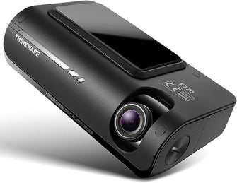 Thinkware F770 Dash Cam Full HD 1080p Front Car Camera Dashcam - Super Night Vision, Includes 16GB SD Card & Hardwire lead for Battery Safe Parking Mode Install - Android/iOS App - 1