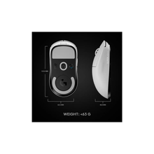 Logitech G PRO X SUPERLIGHT Wireless Gaming Mouse, HERO 25K Sensor, Ultra-light with 63g, 5 Programmable Buttons, 70 hours Battery Life, Zero Additive PTFE Feet, PC/Mac - White - 8