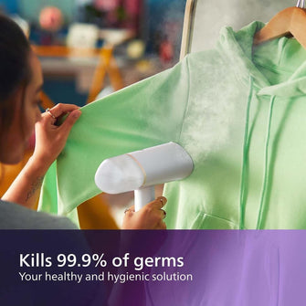 Philips Handheld Steamer 3000 Series, Compact and Foldable, up to 20g/min, STH3020/16, White - 6