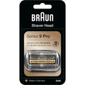 Braun Series 9 Pro electric shaver head, replacement shaving part compatible with Series 9 Pro men's razor, 94M, silver - 1
