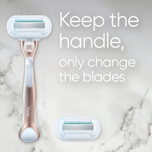 Gillette Venus Deluxe Smooth Sensitive RoseGold Women's Razor- 1 Blade, 5 Diamond‐Like Coated Blades - 2