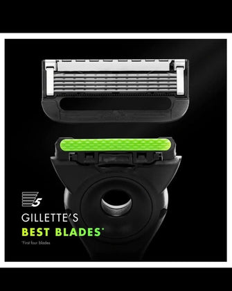 Gillette Labs With Exfoliating Bar Men's Razor - with Travel Case - 3