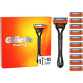 Gillette Fusion5 Men's Razor + 11 Razor Blade Refills with Precision Trimmer, 5 Anti-Friction Razor Blades - 1