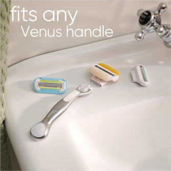 Gillette Venus ComfortGlide Coconut with Olay Women's Razor + 8 Razor Blade Refills, Lubrastrip with A Touch of Vitamin E - 5
