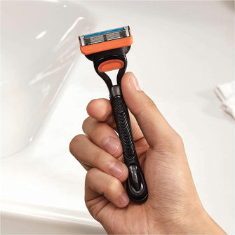 Gillette Fusion5 Men's Razor +, 3 Razor Blade Refills with Precision Trimmer, 5 Anti-Friction Razor Blades - 4