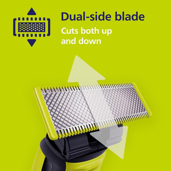 Philips OneBlade Original Replacement Blades, For OneBlade Electric Shaver and Trimmer, Durable Stainless Steel, Trim, Edge and Shave, 3 pack, Model QP230/50 - 5