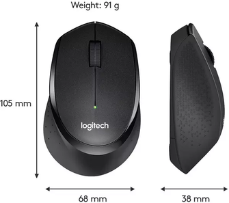 Logitech M330 SILENT PLUS Wireless Mouse, 2.4GHz with USB Nano Receiver - 2