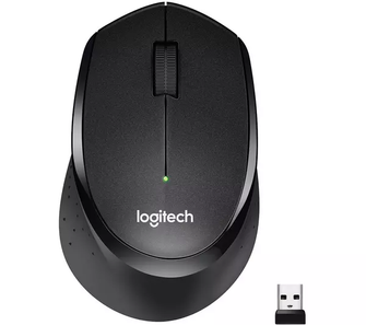 Logitech M330 SILENT PLUS Wireless Mouse, 2.4GHz with USB Nano Receiver - 3