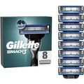 Gillette Mach3 Razor Blades Men, Pack of 8 Razor Blade Refills, Upgraded Lubrastrip for an Enhanced Glide - 1