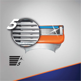 Gillette Fusion Power Men's Razor Blades, 8 each - 6