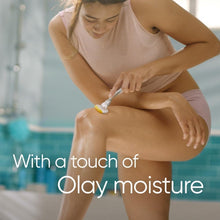 Gillette Venus ComfortGlide Coconut Razor Blades Women, Pack of 3 Razor Blade Refills with 2 Flexible Gel Bars with a Touch of Olay Moisture - 2