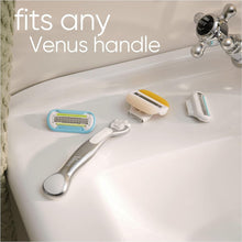 Gillette Venus ComfortGlide Coconut Razor Blades Women, Pack of 3 Razor Blade Refills with 2 Flexible Gel Bars with a Touch of Olay Moisture - 7