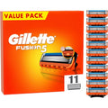 Gillette Fusion5 Razor Blades Men, Pack of 11 Razor Blade Refills with Precision Trimmer, 5 Anti-Friction Razor Blades - 1