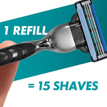 Gillette Mach3 Razor Blades Men, Pack of 12 Razor Blade Refills, Stronger Than Steel Blades, Enhanced Lubrastrip, XXL - 4