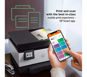 HP OfficeJet Pro 9019e All in One Wireless Inkjet Printer with Fax & HP Plus - 7