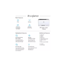 HP LaserJet 150NW Wireless Colour Laser Printer - 9