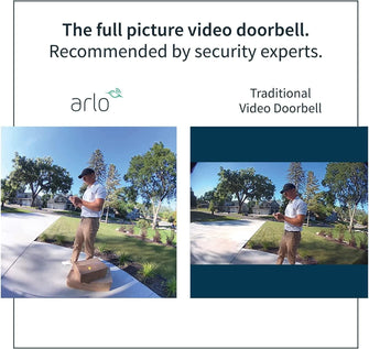 Buy Arlo,Arlo Essential Wireless Video Doorbell Camera, 1080p HD Security camera, WiFi, 2 Way Audio, Motion Detection, Built-in Siren, Night Vision, 90-Day Free Trial of Arlo Secure Plan, White - Gadcet.com | UK | London | Scotland | Wales| Ireland | Near Me | Cheap | Pay In 3 | Security Safes