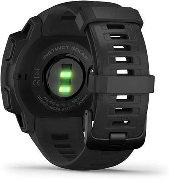 Garmin Instinct Solar Tactical, Solar-powered Rugged Outdoor Smartwatch with Tactical Features, Built-in Sports Apps and Health Monitoring, Black - Gadcet.com