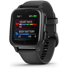 Garmin,Garmin Venu Sq 2 Music Edition Smart Watch - Black/ Slate - Gadcet.com