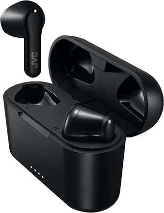 Buy JVC,JVC HA-A3T True Wireless Bluetooth earbuds, up to 22 hours battery life, IPX4 water resistance (Black) - Gadcet.com | UK | London | Scotland | Wales| Ireland | Near Me | Cheap | Pay In 3 | Headphones