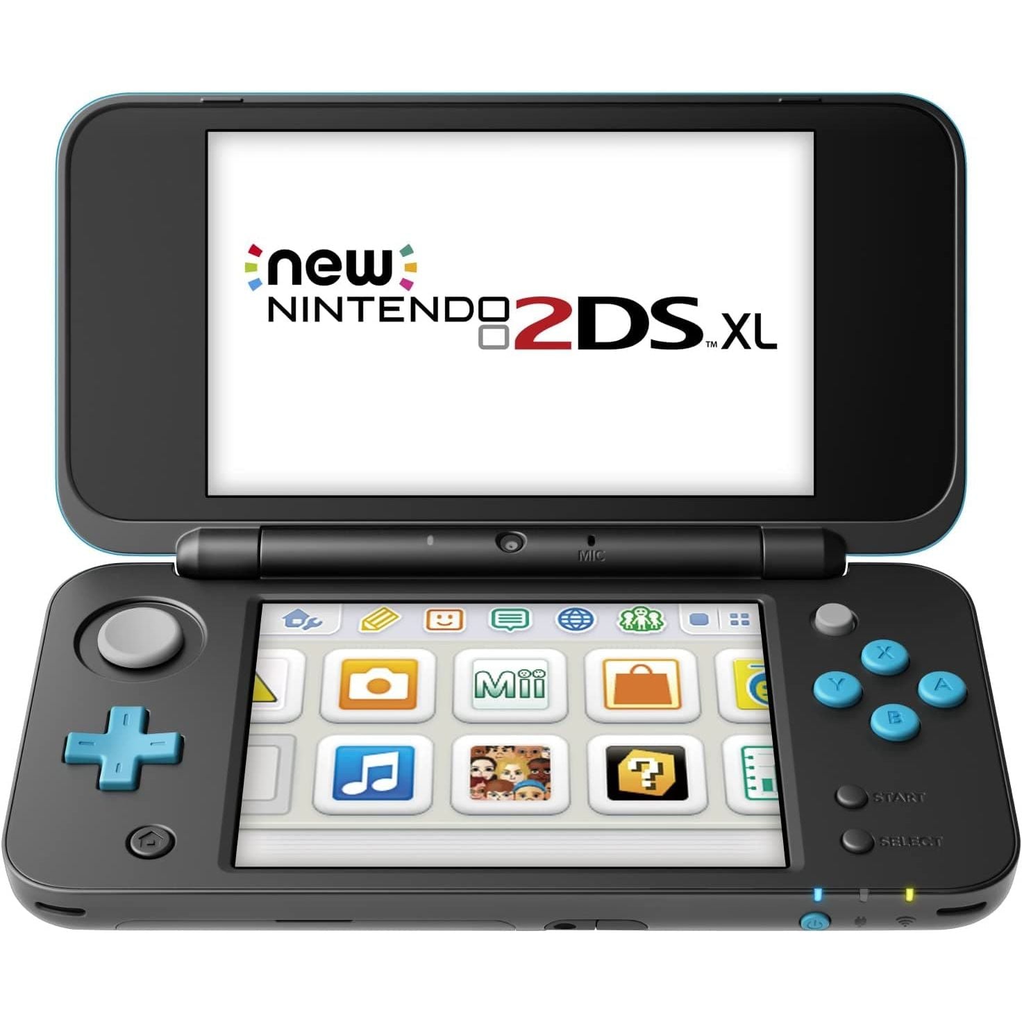 Nintendo,Nintendo Handheld Console - New Nintendo 2DS XL - Black and Turquoise - Gadcet.com