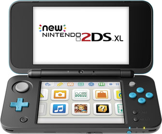 Nintendo,Nintendo Handheld Console - New Nintendo 2DS XL - Black and Turquoise - Gadcet.com