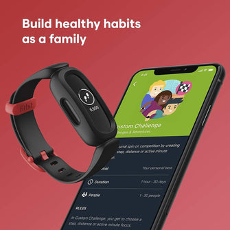 Buy Fitbit,Fitbit Ace 3 Kids Activity Tracker - Black / Red - Gadcet.com | UK | London | Scotland | Wales| Ireland | Near Me | Cheap | Pay In 3 | Electronics