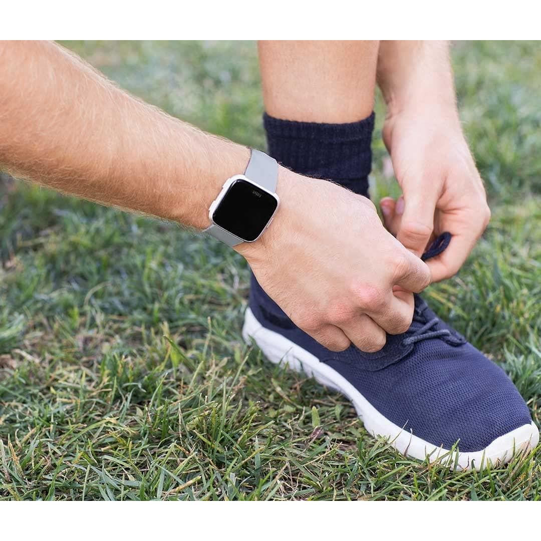 Buy Fitbit,Fitbit Versa Health & Fitness Smartwatch with Heart Rate, Music & Swim Tracking, Grey - Gadcet.com | UK | London | Scotland | Wales| Ireland | Near Me | Cheap | Pay In 3 | Electronics